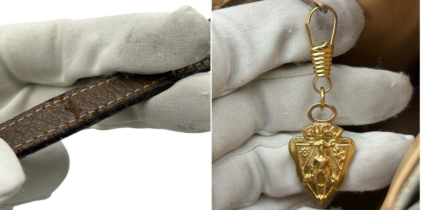 GUCCI グッチ ショルダーバッグ オールド GG柄 ブラウン 001 115 6165 鞄 レディース ブランド お出かけ 中古 W４