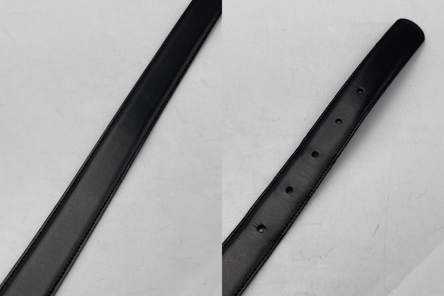 MONT BLANC  モンブラン バックル レザーベルト メンズ 中古 D4