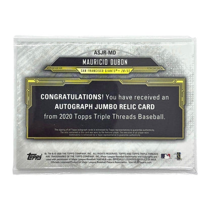 TOPPS MLBカード TRIPLE THREADS MAURICIO DUBON SAN FRANCISCO GIANTS 64/99 #ASJR-MD 中古 IT1
