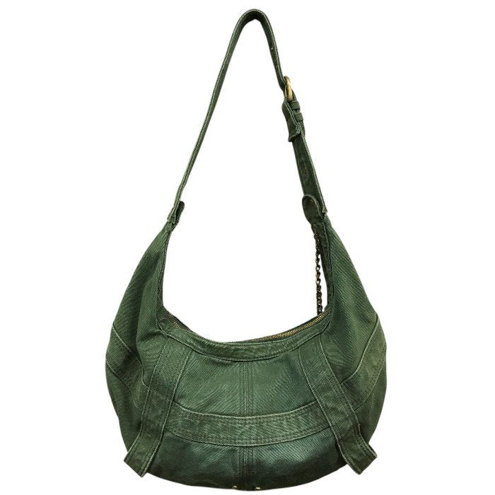 DIESEL ディーゼル ショルダーバッグ  ユニセックス オールシーズン キャンバス グリーン 中古 N1