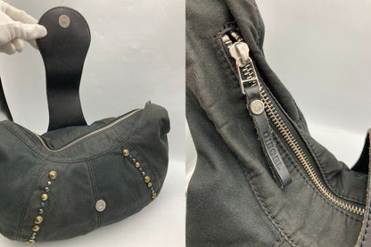 DIESEL ディーゼル スタッズ 2WAY ショルダーバッグ 中古 D4