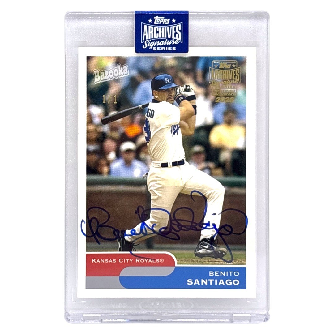 未開封品 TOPPS MLBカード BAZOOKA BENITO SANTIAGO KANSAS CITY ROYALS 1/1 #167 中古 IT1