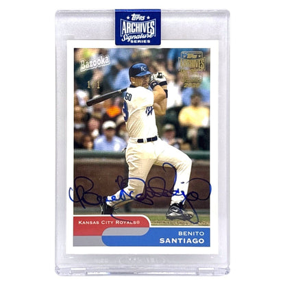 未開封品 TOPPS MLBカード BAZOOKA BENITO SANTIAGO KANSAS CITY ROYALS 1/1 #167 中古 IT1