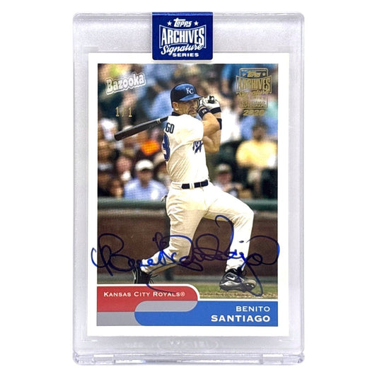 未開封品 TOPPS MLBカード BAZOOKA BENITO SANTIAGO KANSAS CITY ROYALS 1/1 #167 中古 IT1
