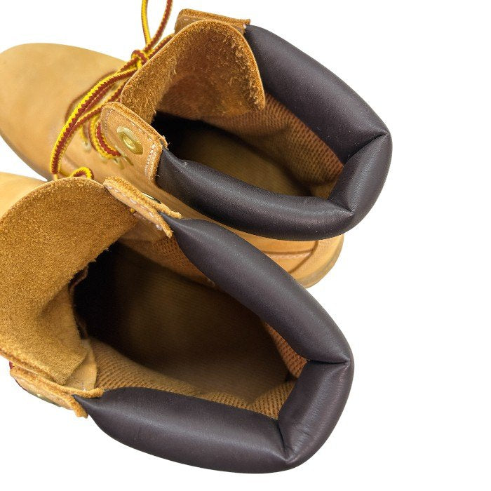 Timberland ティンバーランド 6インチ プレミアムブーツ ウィートヌバック 12909W 24.5cm 靴 シューズ レディース メンズ 中古 W1