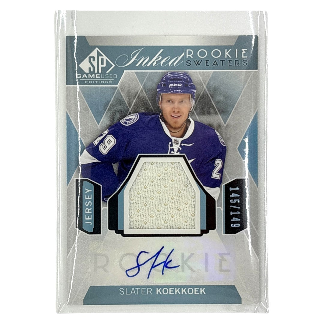 UPPER DECK NHLカード SP GAME USED SLATER KOEKKOEK TAMPA BAY LIGHTNING /149 #IRS-SK 中古 IT1