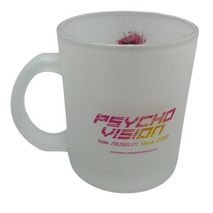 未使用品 PSYCHOVISION hide MUSEUM since 2000 フロストマグ ヒデ 食器 アーティストグッズ コップ 中古 W４