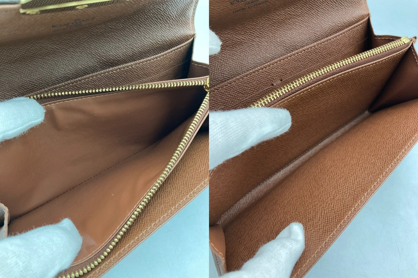 LOUIS VUITTON ルイヴィトン モノグラム ポルトフォイユ サラ エトワール M66556 中古 D4