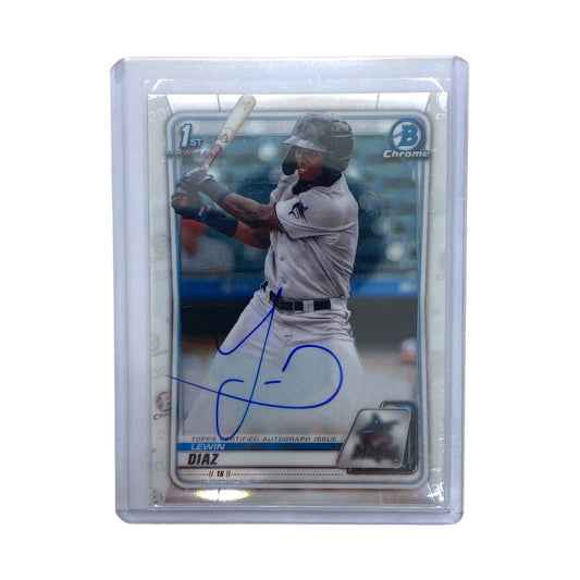 TOPPS MLBカード BOWMAN CHROME LEWIN DIAZ MARLINS #CPA-LD 中古 IT2