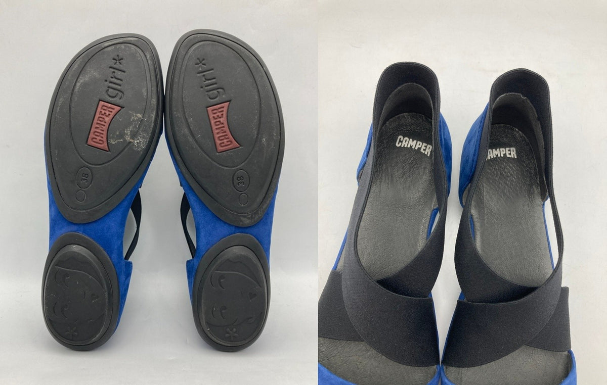 CAMPER カンペール Right Nina ライトニナ クロスストラップ サンダル サイズ38 レディース 中古 D4