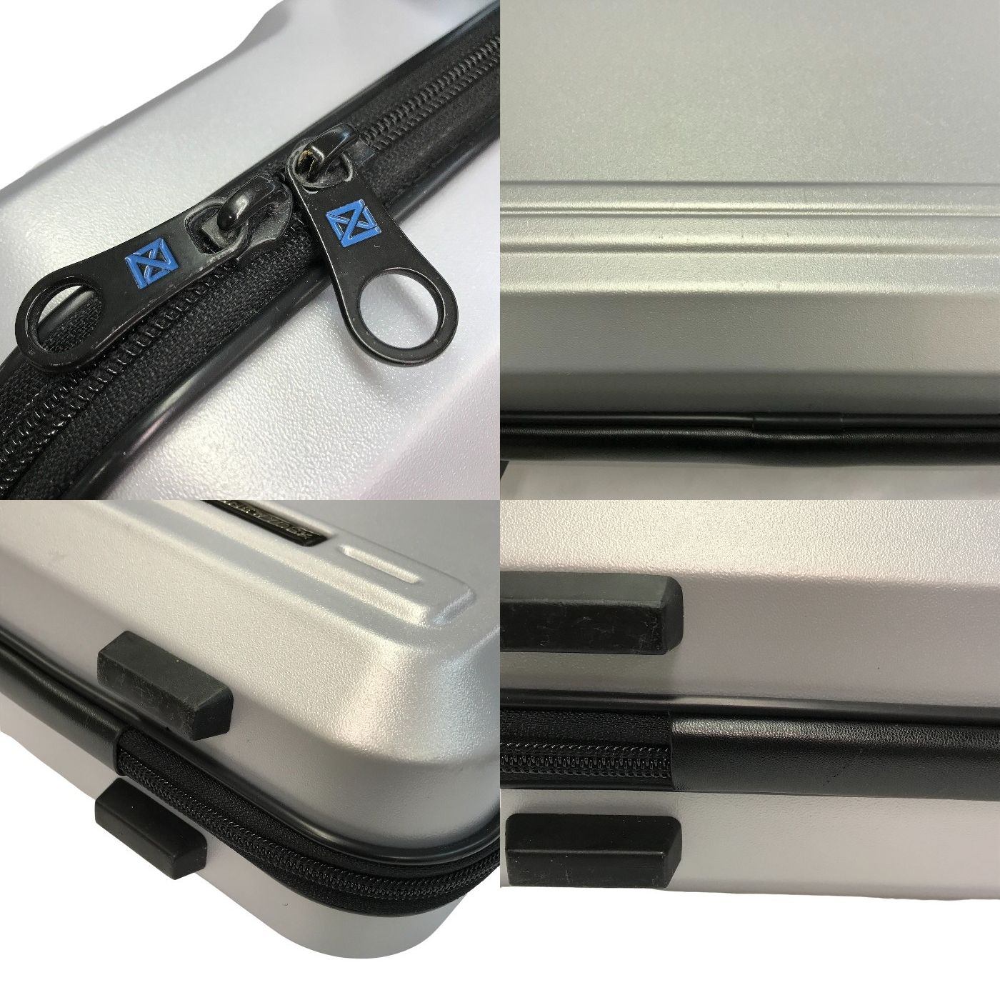 ZERO NEWYORK ゼロニューヨーク アタッシュケース メンズ ポリカーボネイト ハード アタッシェ ゼロハリバートン PC収納 グレー 中古 T1