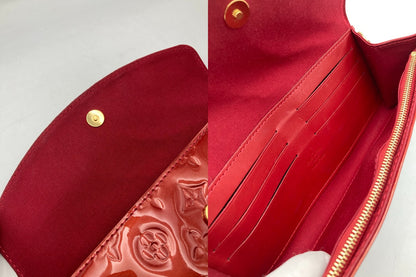 LOUIS VUITTON ルイヴィトン モノグラムヴェルニ サンセット・ブルーバード M93543 訳アリ 中古 D4