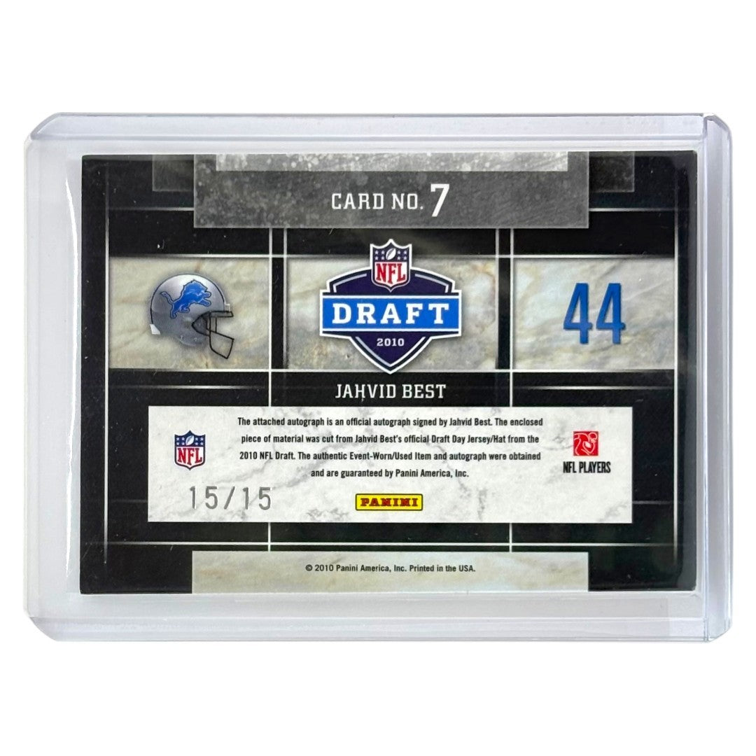 PANINI NFLカード LIMITED PRIME JAHVID BEST DETROIT LIONS /15 #7 中古 IT1