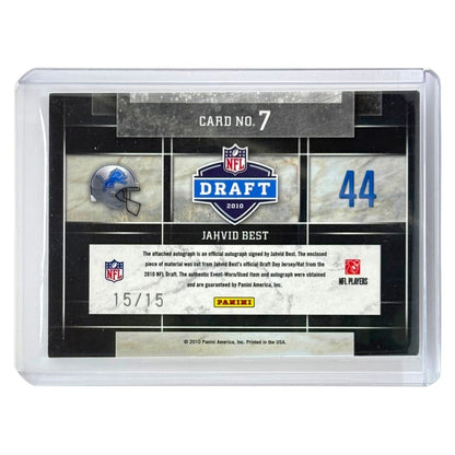 PANINI NFLカード LIMITED PRIME JAHVID BEST DETROIT LIONS /15 #7 中古 IT1