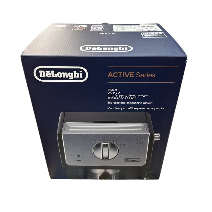 De'Longhi デロンギ エスプレッソメーカー ECP3220J-R パッションレッド コーヒー キッチン家電 エスプレッソ カプチーノ 中古 W４