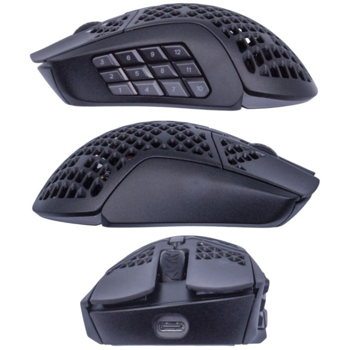 SteelSeries ゲーミングマウス 無線 ワイヤレス Aerox 9 Wireless 18ボタン 62618 中古 a1