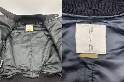 TOKITO トキト チェック柄 ライダース ブルゾン サイズ2 中古 D4