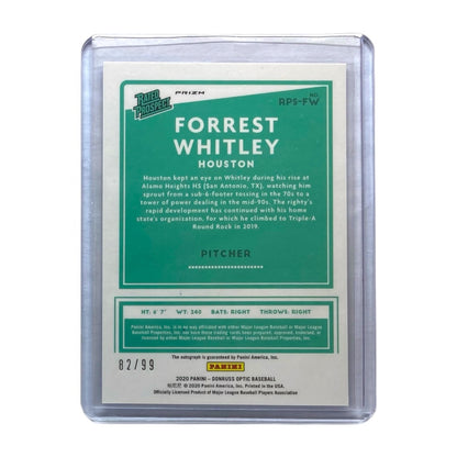 PANINI MLBカード DONRUSS OPTIC PRIZM FORREST WHITLEY HOUSTON ASTROS /99 #RPS-FW 中古 IT2
