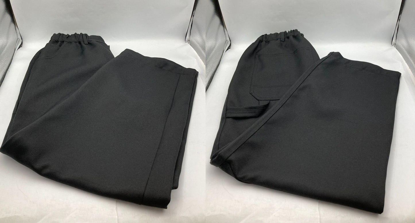 UNIVERSAL OVERALL × YORK STREET ユニバーサルオーバーオール ヨークストリート Wネーム ペインターパンツ サイズM ユニセックス 中古 D4