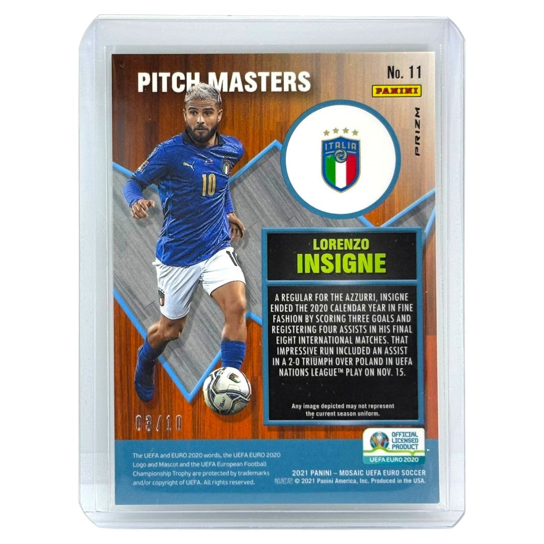 PANINI サッカーカード MOSAIC UEFA EURO PRIZM LORENZO INSIGNE ITALY /10 #11 中古 IT1
