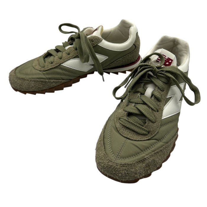 new balance ニューバランス スニーカー URC30BB 27cm グリーン シューズ 靴 メンズ スエード 中古 W４