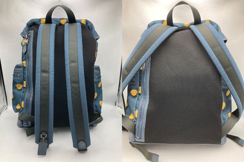 COACH コーチ トレック オプティカルドット リュックサック バックパック F22360 中古 D4