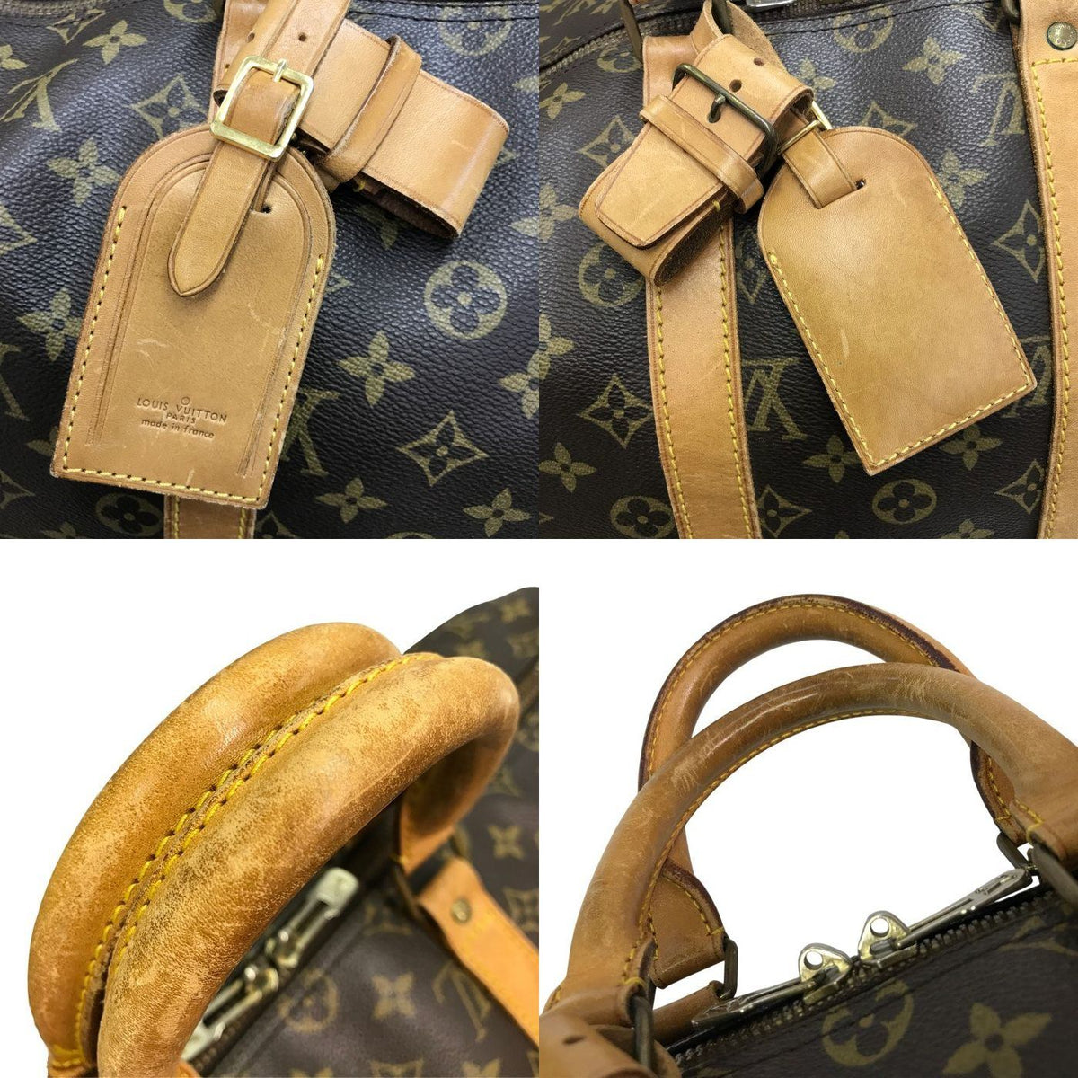 LOUIS VUITTON ルイヴィトン モノグラム キーポル 50 ボストンバッグ ユニセックス 旅行鞄 廃番 ブラウン M41426 中古 T1