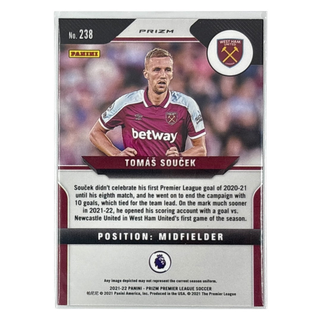 PANINI サッカーカード PRIZM PREMIER LEAGUE TOMAS SOUCEK WEST HAM UNITED #238 中古 IT1