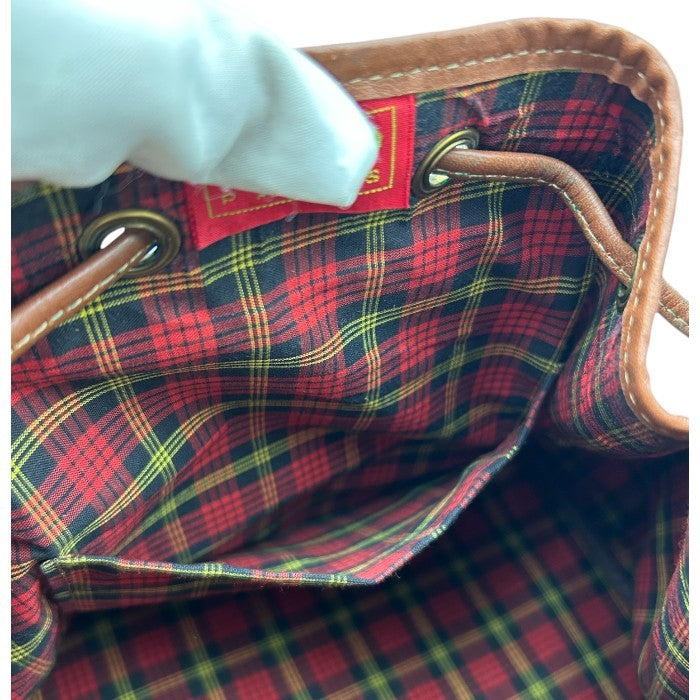 KENZO 花柄 巾着 ショルダーバッグ オフホワイト ケンゾー フラワー 鞄 肩掛け レディース かわいい 中古 W４