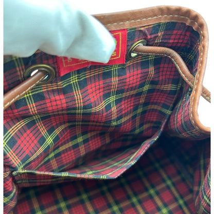 KENZO 花柄 巾着 ショルダーバッグ オフホワイト ケンゾー フラワー 鞄 肩掛け レディース かわいい 中古 W４