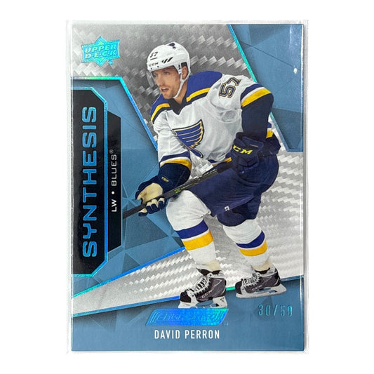 UPPER DECK NHLカード ENGRAINED DAVID PERRON BLUES 30/50 #S-33 中古 IT1