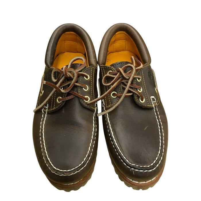 Timberland ティンバーランド モカシンシューズ メンズ オールシーズン レザー ブラウン 7.5W 30003 中古 N1