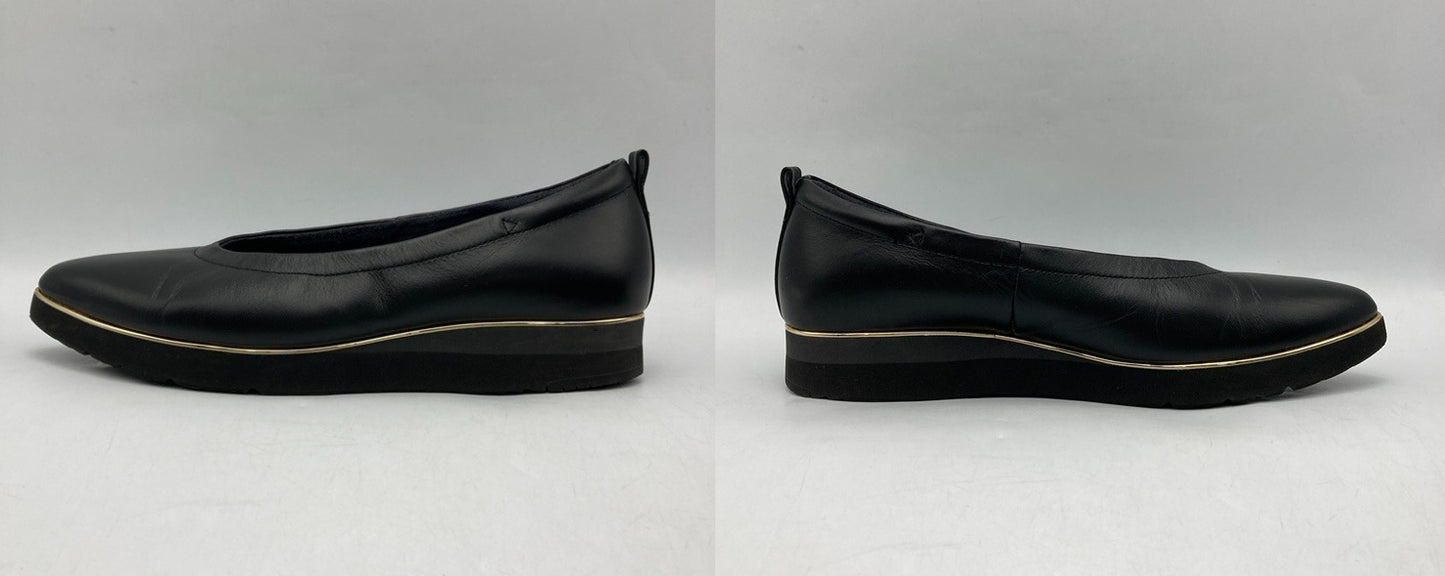 ASICS pedala ペダラ ポインテッドトゥ コンフォートシューズ 1212A182-001 サイズ23.5cm 中古 D4