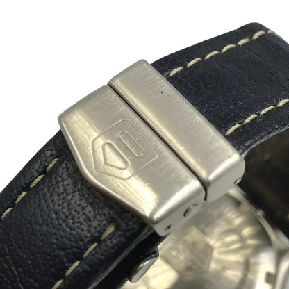 TAG HEUER タグホイヤー セルデイト 腕時計 ユニセックス ボーイズ 自動巻き オートマティック アナログ シルバー/ネイビー WI2211 中古 T1