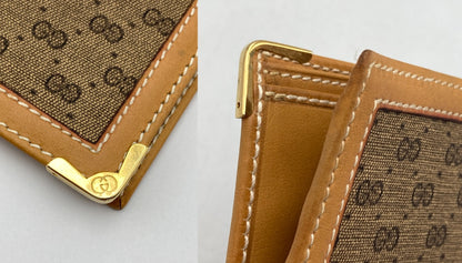 GUCCI オールドグッチ マイクロGG 2つ折り財布 札入れ 中古 D4