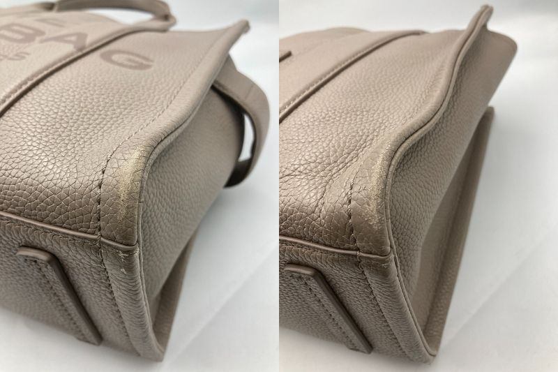 MARC JACOBS マークジェイコブス THE LEATHER MEDIUM TOTE レザー ミディアム トートバッグ 中古 D4