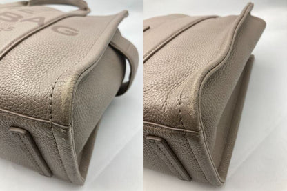 MARC JACOBS マークジェイコブス THE LEATHER MEDIUM TOTE レザー ミディアム トートバッグ 中古 D4