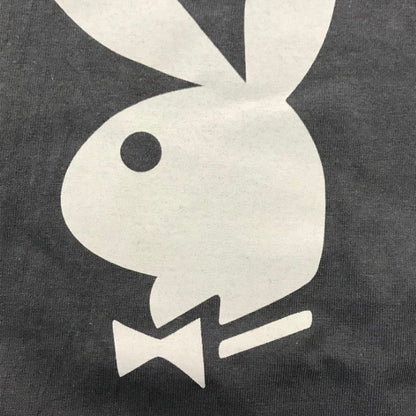 TOYS McCOY トイズマッコイ Tシャツ メンズ コットン 半袖 ラグラン PLAYBOY ウサギ プリント グレー Mサイズ 中古 T1