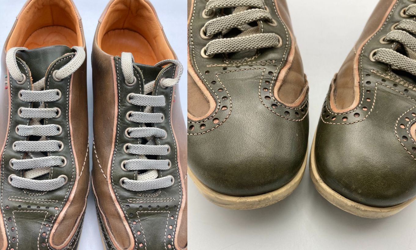 LOBB’S ロブス レザースニーカー 中古 D4