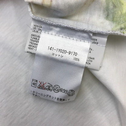 ETRO エトロ Tシャツ メンズ 半袖 コットン DELLA SALUTE マルチカラー/ホワイト 2XLサイズ 141-1Y020-9170 中古 T1