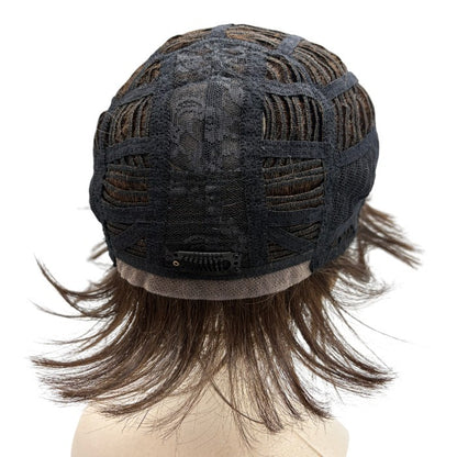 銀座サロン KAZUE WIG カズエ ウィッグ ショート レディース ショート フルウィッグ ブラウン かつら 中古 W４