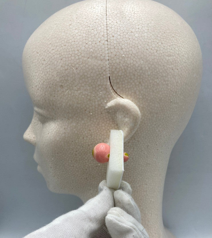Dior ディオール トライバル ボール スタッドピアス 中古 D4