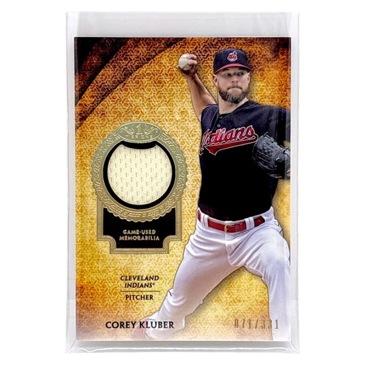 TOPPS MLBカード TIER ONE COREY KLUBER CLEVELAND INDIANS /331 #T1R-CKL 中古 IT1