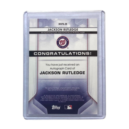 TOPPS MLBカード BOWMAN STERLING JACKSON RUTLEDGE WASHINGTON NATIONALS /125 #BSPA-JR 中古 IT2