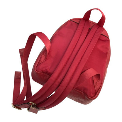COACH コーチ リュック レディース レザー ミニサイズ バックパック レッド F38263 中古 T1