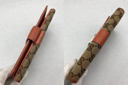 GUCCI グッチ GGキャンバス Wホック 長財布 233013 中古 D4