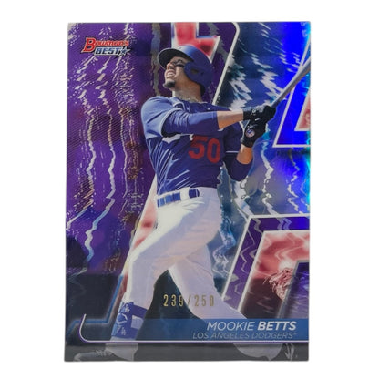 TOPPS MLBカード BOWMAN'S BEST MOOKIE BETTS LOS ANGELES DODGERS /250 #20 中古 IT2