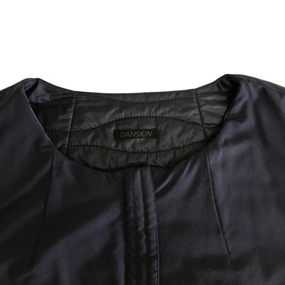 DANSKIN ダンスキン リバーシブル 中綿ライトジャケット ネイビー L アウター 秋 冬 レディース 中古 W1