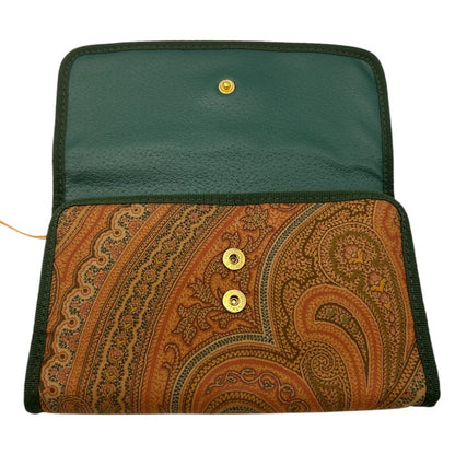 未使用品 ETRO Profumi エトロ プロフ―ミ ペイズリー柄 トラベル ポーチ 小物入れ 旅行 総柄 レディース 中古 W４