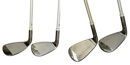 PUPPY’S PAW 仔犬の肉球 レディース ゴルフセット クラブ8本+キャディバッグ付 (ホワイト/ピンク) ウッド アイアン パターユーティリティ スポーツ 中古 W1